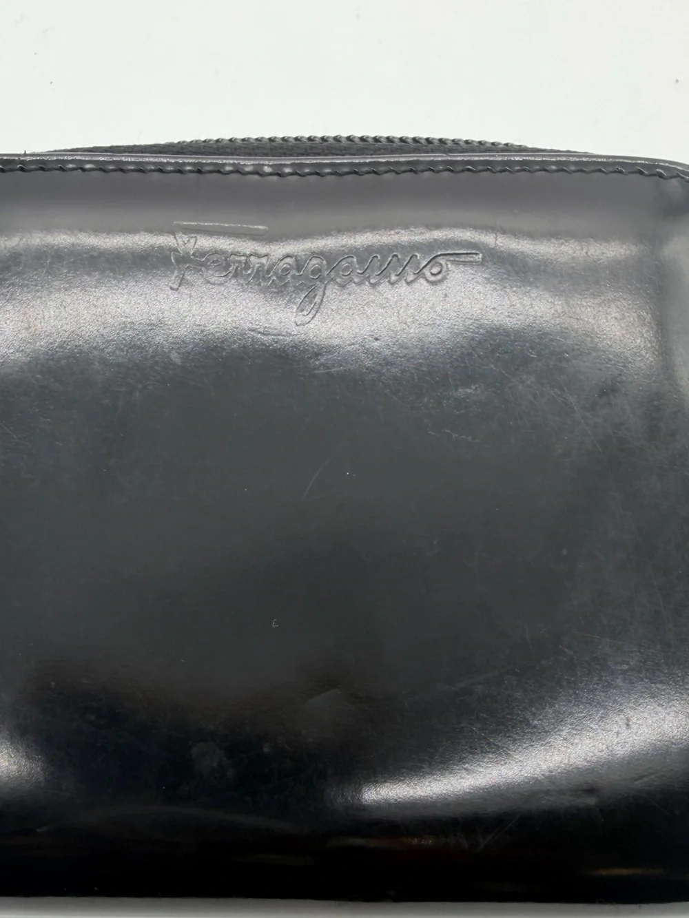 Salvatore Ferragamo Black Leather Men's Wallet